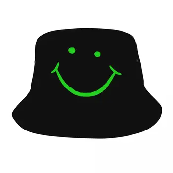 Символ эмоций на лице с улыбкой, Унисекс, панама для женщин и мужчин, летняя кепка рыбака с принтом для путешествий и пляжа