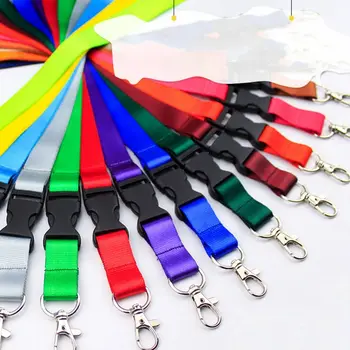 Ремешок для мобильного телефона Pure Color Personality Ремешок для USB-бейджа, удостоверение личности, Веревочный шейный ремень, Ключи, держатель для спортзала, ремни для мобильного телефона