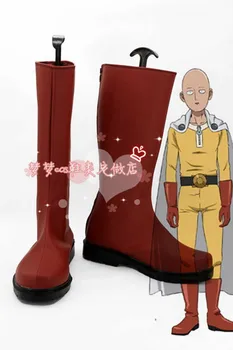 ONE PUNCH-MAN Сайтама Аниме Косплей Красные Туфли