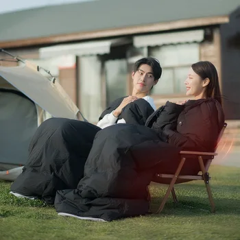 Графеновый спальный мешок Youpin с экологической цепью, для кемпинга на открытом воздухе, интеллектуальная постоянная температура, которую можно склеить.