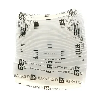 36 штук 7,6 см * 2,2 см Белой Ультра удерживающей ленты кружевная передняя лента дугообразная двусторонняя Лента для парика-парика клей