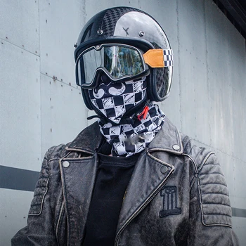 Гоночный Мужской Женский защитный шлем HD для бездорожья, скоростного спуска, Горный Мотоциклетный шлем Knight Devil в стиле панк, шляпы, мотобайкер, Черный