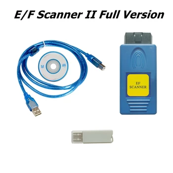 Сканер E/F II Полная версия для диагностики BMW EF + IMMO + Коррекция пробега + Программное обеспечение для кодирования V2018.12