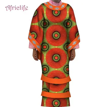 Платья с Африканским Принтом для Женщин, Хлопковое Длинное Платье, Африканское Платье Дашики, Свадебная Одежда, Традиционная Одежда Wy2129