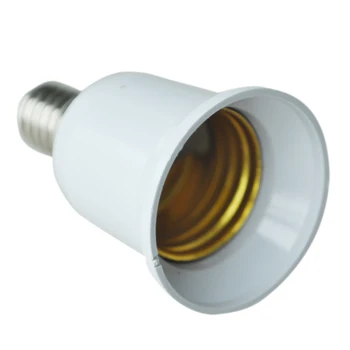 Удлинитель основания от E14 до E27 Светодиодная Лампочка CFL Адаптер Лампы Конвертер Гнездо для винта