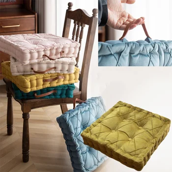 Новая домашняя толстая подушка для сидения, осенне-зимнее офисное барное кресло, задний диван, коврик-татами для украшения коврика