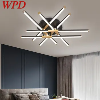WPD Потолочный светильник в стиле постмодерн, креативный Простой дизайн, светодиодные длинные светильники для дома, гостиной, спальни