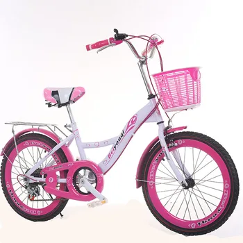 Детский велосипед 18-дюймовый велосипед с рамой из высокоуглеродистой стали, безопасный и стабильный Тормоз, амортизация, Чувствительная к скольжению, Плавная езда