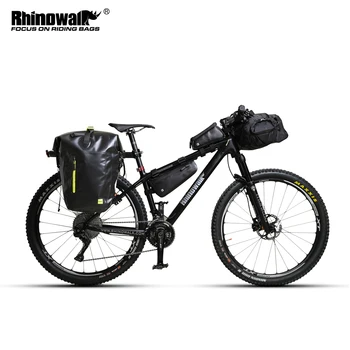 Велосипедная сумка Rhinowalk для горного велосипеда, Велосипедная сумка, Водонепроницаемая Велосипедная сумка, сумка на раму, сумка для переноски велосипеда, комплект велосипедных сумок