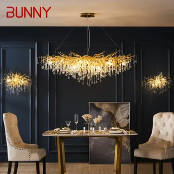 Хрустальная люстра LOLALA, роскошный светодиодный подвесной светильник, креативный декоративный светильник для гостиной-столовой