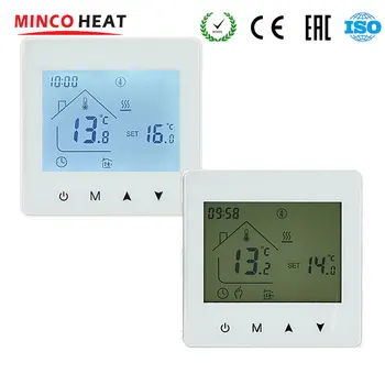 Программируемый газовый котел Minco Heat, тип батареи, Умный домашний термостат, Термостат для теплого пола