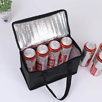 Портативные сумки-холодильники с термоизоляцией из алюминиевой фольги для напитков, пива, ланча для пикника на открытом воздухе, коробки для Бенто, аксессуары для кемпинга