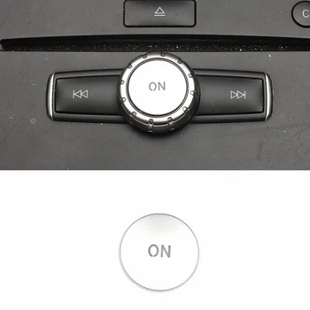 Накладка Кнопки Переключения Громкости Мультимедиа На Автомобильной Консоли Benz W204 C180 E260 ML350 GLK200 Аксессуары Для Интерьера