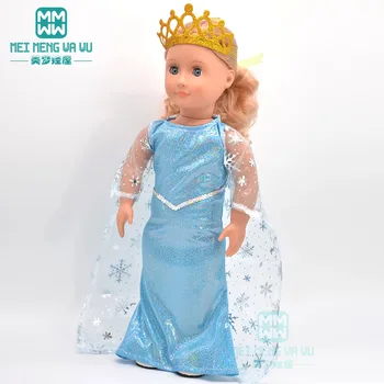 Кукольная одежда Плюшевый плащ, платье, пальто, подходящие аксессуары для американской куклы 18 дюймов, подарок для девочки