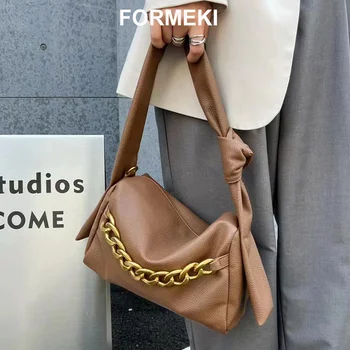 Formeki, 6 цветов, Женская сумка, сумка через плечо для женщин, толстая сумка на цепочке, сумка-подушка, Роскошная дизайнерская сумка Ins
