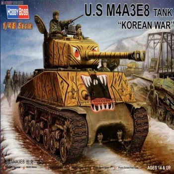 Трубач 84804 1/48 Масштаб США Танк M4A3E8 