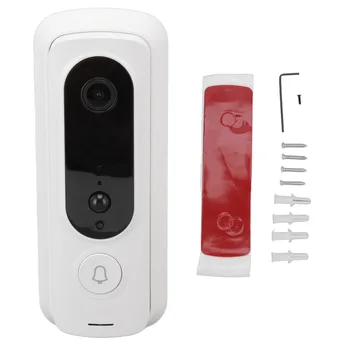 Визуальный дверной звонок Wifi дверной звонок 720P Водонепроницаемый инфракрасный прибор ночного видения 15 кадров в секунду широкоугольный для дома