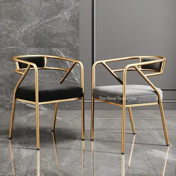 Стулья для гостиной в офисе, Золотые Дизайнерские кресла, салонные Современные стулья для гостиной, Роскошная удобная мебель cabeceros XY50DC