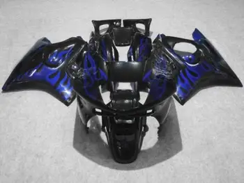 Комплект мотоциклетных обтекателей для HONDA CBR600F3 95 96 CBR600 F3 CBR 600F3 1995 1996 CBR 600 Blue flames черный комплект обтекателей + 7 подарков HM10