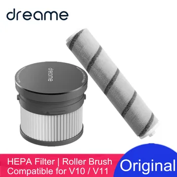 Оригинальный Dreame HEPA Фильтр Роликовая щетка Запасные Части для ручного пылесоса V10 V11 Щетка для пола