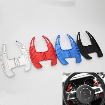 Для Ford Mustang 2015-2019 Рулевое колесо автомобиля из алюминиевого сплава подрулевые переключатели Удлинители