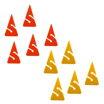 10 Штук оранжевых и желтых маркеров со стрелками из ПВХ треугольной формы для подводного плавания с обломками в пещере