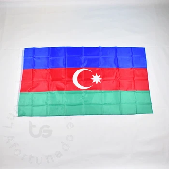 Азербайджан 90*150 см флаг Баннер Висит Национальный флаг Азербайджана Украшение дома флаг