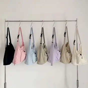 Простая модная сумка Hylhexyr, повседневные сумки-мессенджеры, женские сумки через плечо с нейлоновым шнурком на шнурке