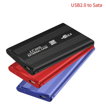 ТИШРИЧЕСКИЙ Алюминиевый 2,5-дюймовый Внешний жесткий диск 7 мм 9,5 мм SATA Optibay HDD SATA к USB 2.0 Корпус Алюминиевый Корпус жесткого диска